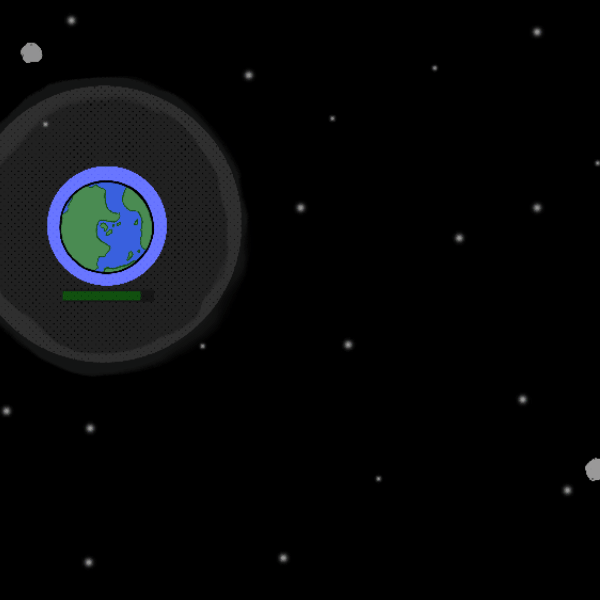 A GIF OF A PLANET CONTROLLING ASTEROID USING ITS ORBIT